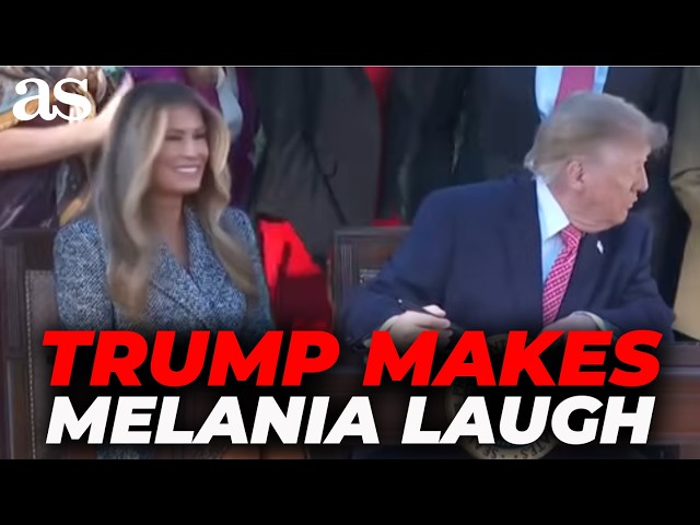 Trump MAKES MELANIA LAUGH with UNEXPECTED REMARK during WHITE HOUSE SIGNING