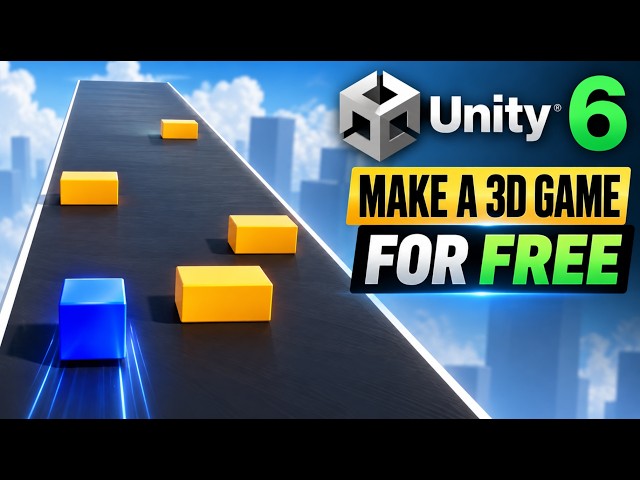 Create a 3D Endless Runner Game in Unity | 10 Minute Beginner Tutorial (With Quizzes)