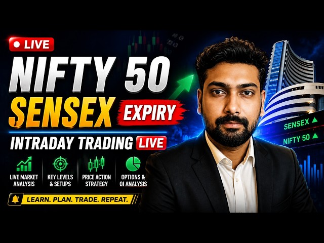 NIFTY 50 LIVE 🔴 | SENSEX EXPIRY LIVE | Intraday Trading & Market Analysis | NIFTY 50 Today