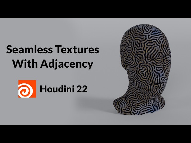 Create Seamless Textures with Adjacency Nodes and Simulations | Houdini 22