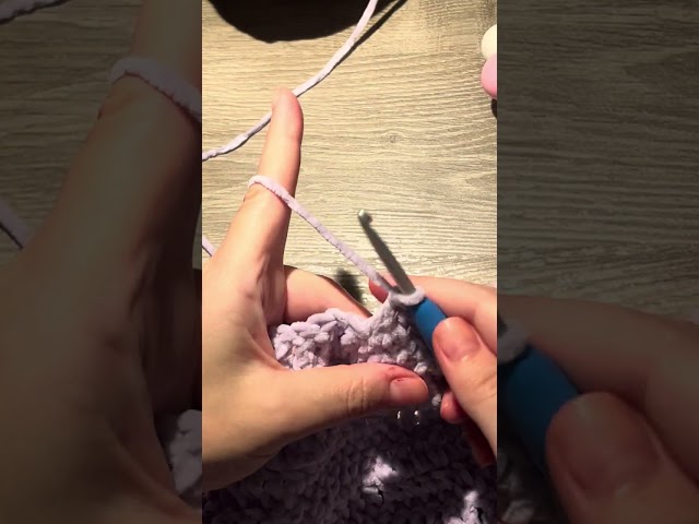 Relaxing Patchwork Crochet ✨ One Row with 5.0 mm Hook (No Talking)