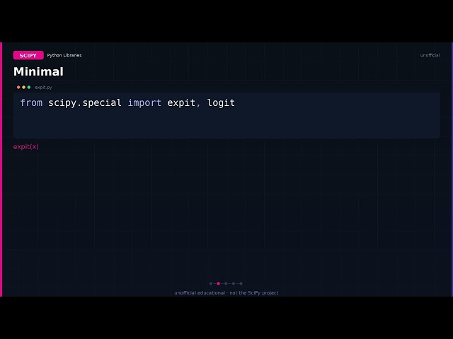 scipy.special.expit: stable sigmoid