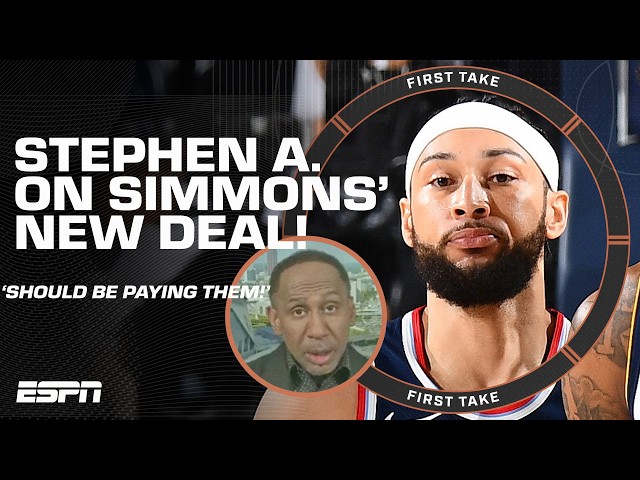 Stephen A. on Ben Simmons' new deal with Sacramento: He should be paying THEM! 😬 | First Take
