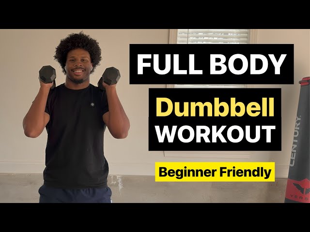 Full Body Dumbbell Workout (Burn Fat & Build Muscle )