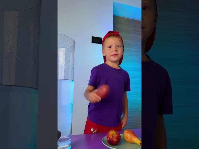 Sink or Float? 💦 Big and Small Fruit Test! 🍉 🍎
