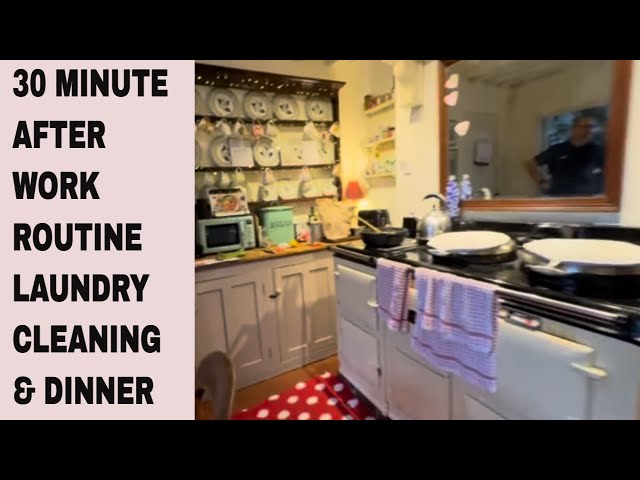 30 Minute After Work Laundry & Cleaning Routine To Get My Steps Up