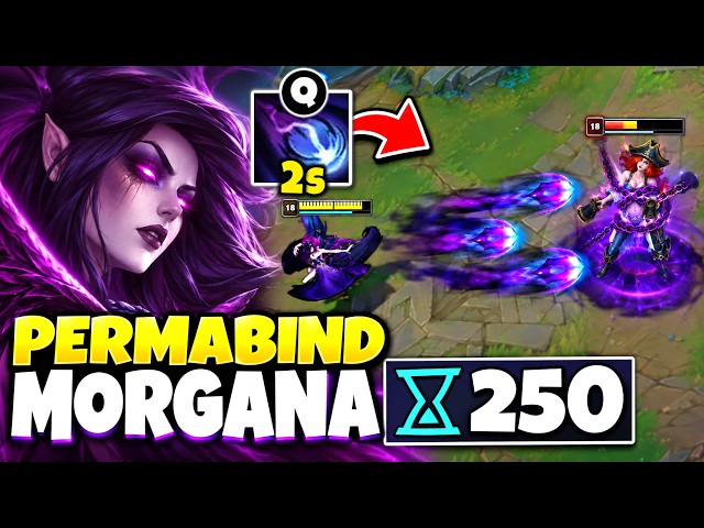 Morgana but if I land one Q your snared forever... (250 ABILITY HASTE = YOU CAN'T MOVE)
