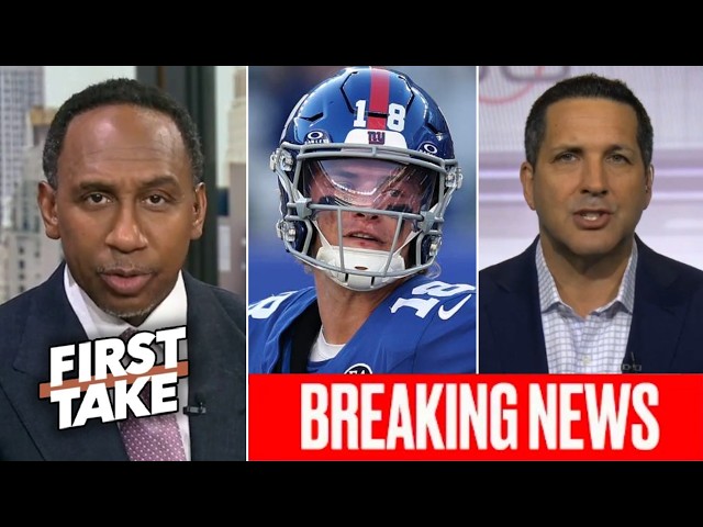 [BREAKING NEWS] Giants plan to start J.J. McCarthy vs the Texans - Adam Schefter | FIRST TAKE