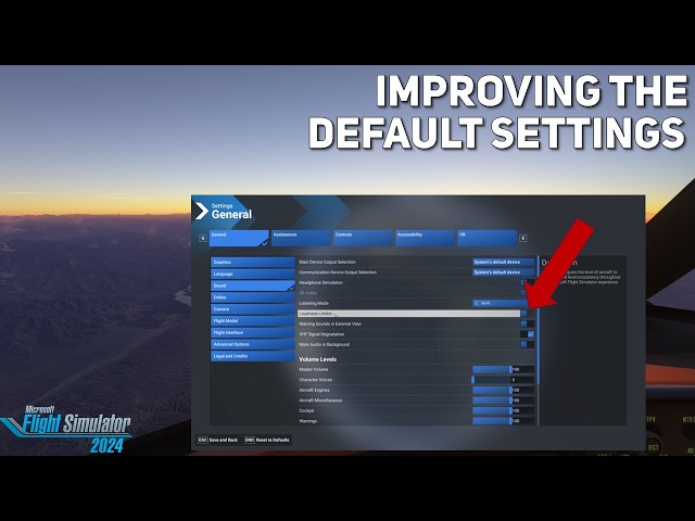 MSFS2024 Settings That Actually Matter (Non-Graphics)