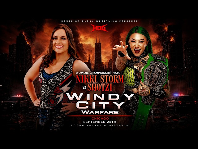 Shotzi vs Nikki Storm [Full Title Match] HOG Windy City Warfare (9/25/26)