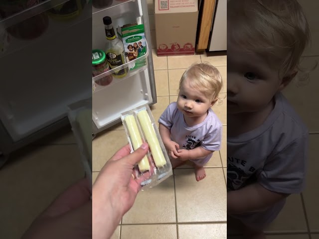 Toddler Tries To Ask For Cheese