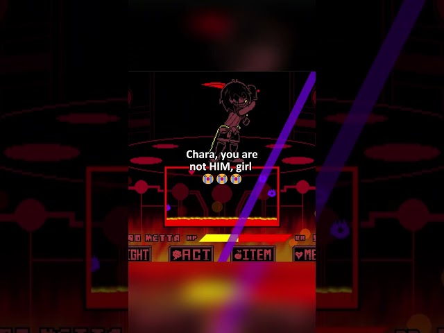 "Chara, you are not HIM, girl 😭😭😭" #undertalefangame #undertale #dusttrust