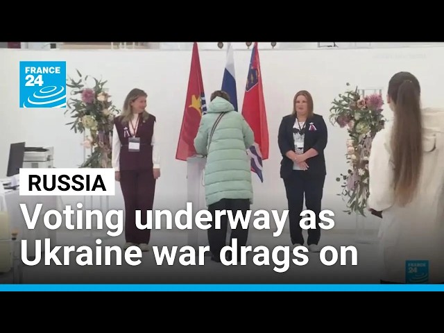 Russia votes in wartime election set to secure the Kremlin's power • FRANCE 24 English