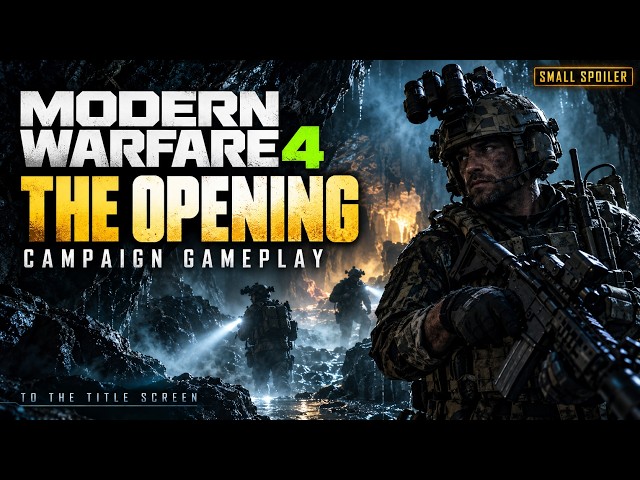 Infinity Ward's New Horror Shooter is Modern Warfare 4 (Title Screen)