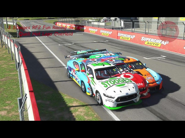 2026 10 10 rfactor 2 mod FVR v8 Supercars Bathurst Hot Laps Overlaid 2026   view 1