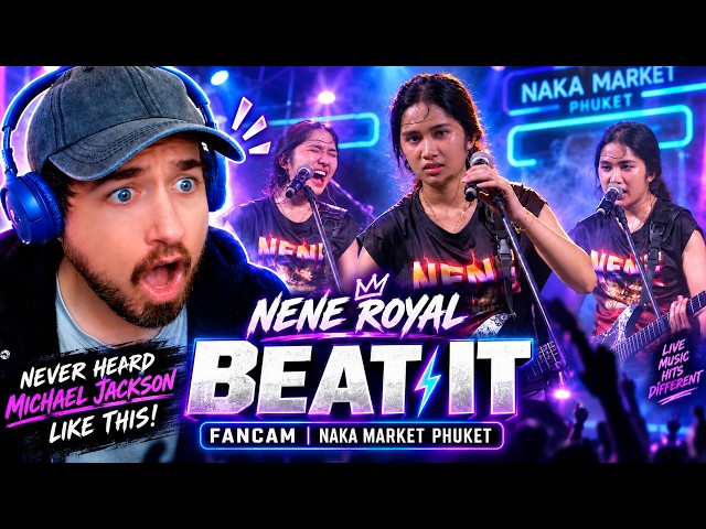 Nene Royal ROCKS Michael Jackson’s 'Beat It' | Naka Market Phuket (REACTION!!)