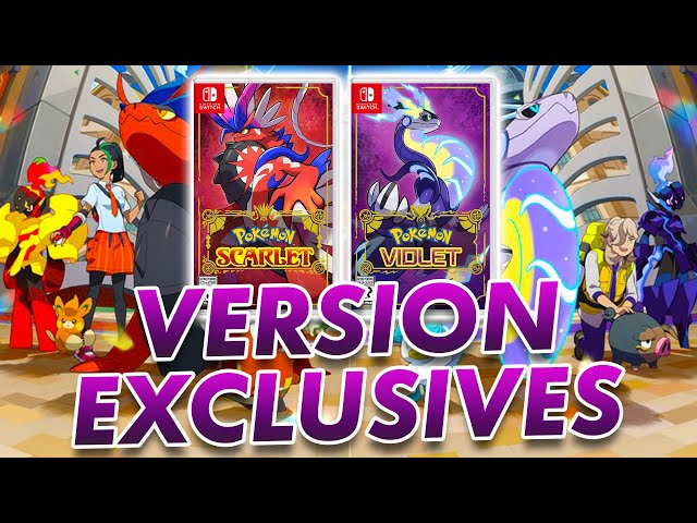ALL VERSION EXCLUSIVES in Pokemon Scarlet and Violet (Spoiler Warning)