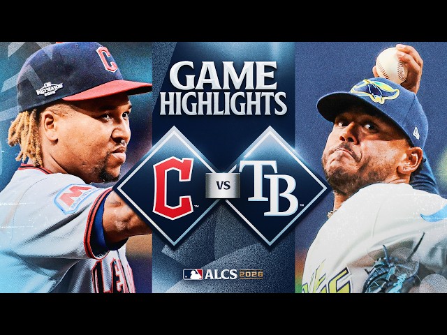 GUARDIANS vs. RAYS: ALCS Full Game 2 Highlights (October 13) | 2026 MLB Postseason