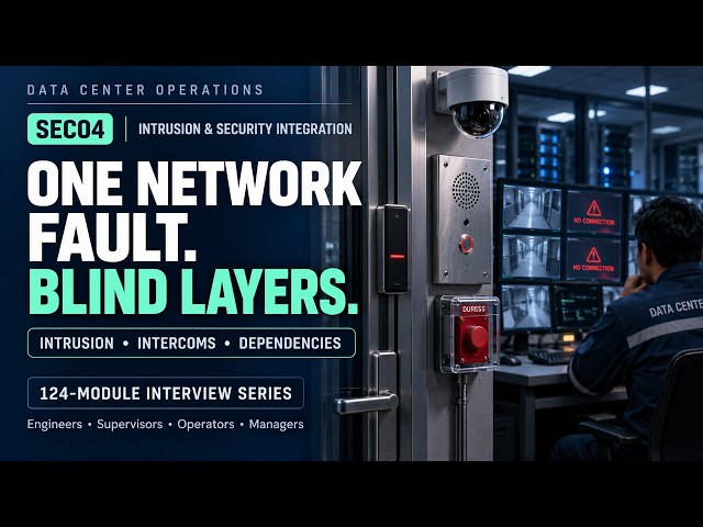 SEC04 | Intrusion detection intercoms and security integration | Data Center | Part C