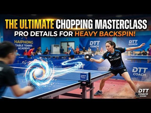 The Ultimate Chopping Masterclass Pro Details for Heavy Backspin!