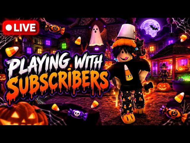 🔴Live Playing New Halloween MM2 Update With Subscribers 👻🕷️🎃