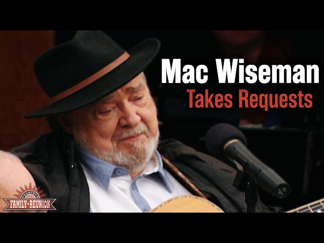 Mac Wiseman takes requests of bluegrass standards on Country's Family Reunion!