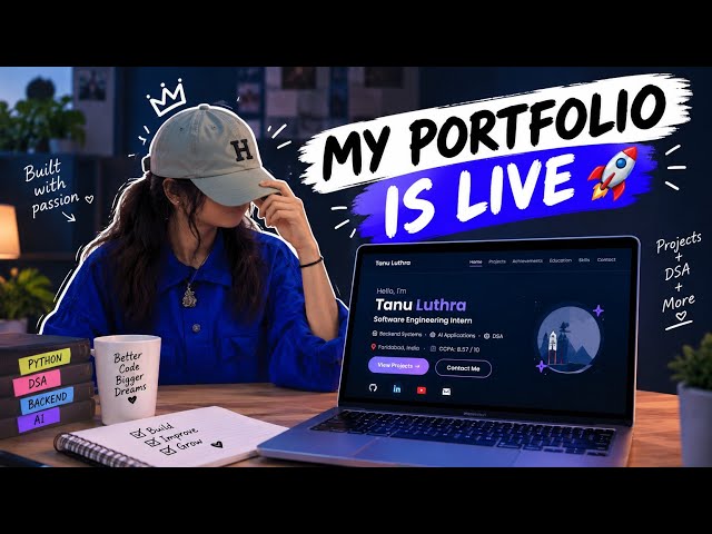 I Built & Shipped My Software Engineering Portfolio 🚀 | 7 Projects + 180+ DSA
