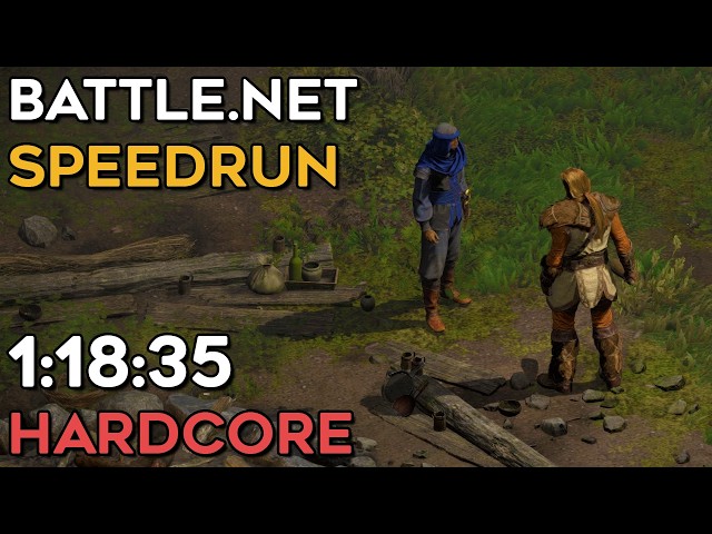 DRUID HARDCORE ONLINE SPEEDRUN - WORLD RECORD | 1:18:35 | DIABLO 2 RESURRECTED