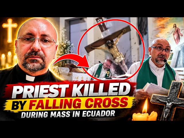 Priest Killed by Falling Cross During Mass in Ecuador 😱💔