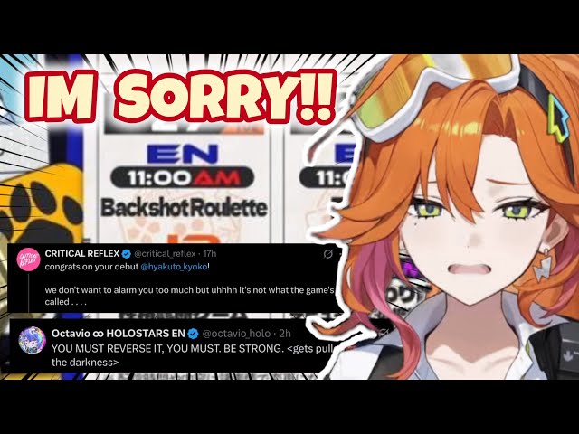 Hyakuto Kyoko Accidentally Brings Back The Legendary Typo!!【 Hololive 】