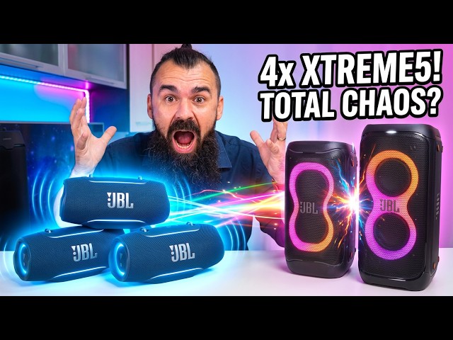 CRAZY Test - 4x JBL Xtreme5 vs JBL Partybox 130 vs 320