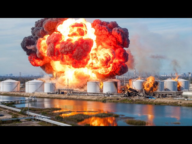 Ukraine Just DESTROYED Russia's Key Oil Depot