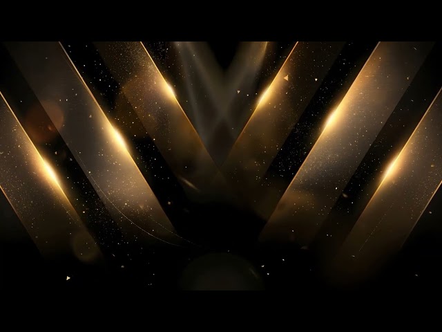 Luxury Black Gold Abstract Loop 4K