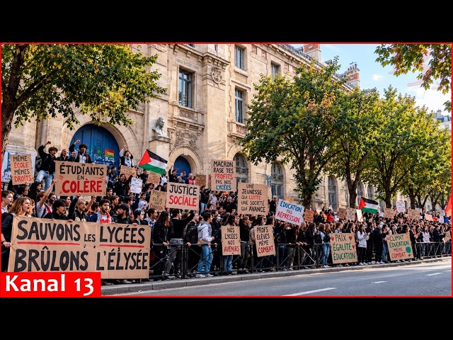 France keeps 400 schools closed as country gripped by student protests