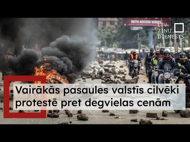 Protesti dārgās degvielas dēļ, valdības meklē risinājumus