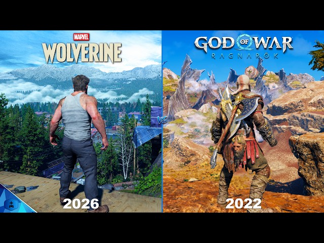 Marvel's Wolverine vs God of War God of War Ragnarök - Graphics and Details Comparison