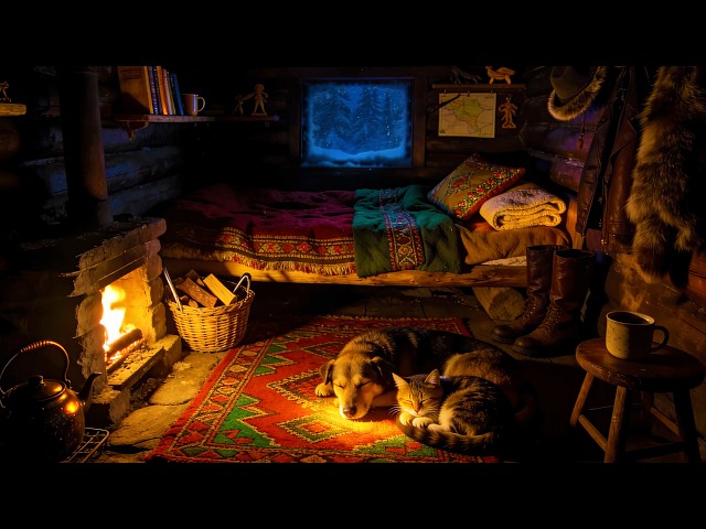 Snowstorm Sounds for Sleep – Howling Wind & Blizzard Ambience for Deep Sleep Instantly