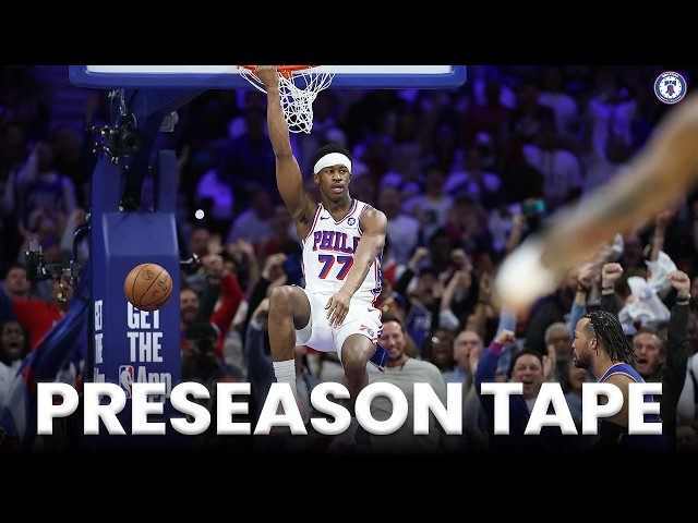 VJ Edgecombe looks FAST in Preseason Opener against Knicks