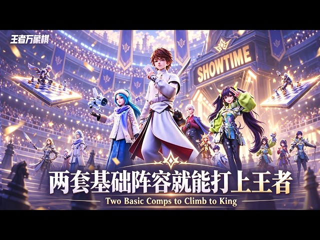 《王者万象棋》我只用了两个基础流派，一路打上王者，详细教学  I reached the "King" rank in *Honor of Kings: Chess* using only two