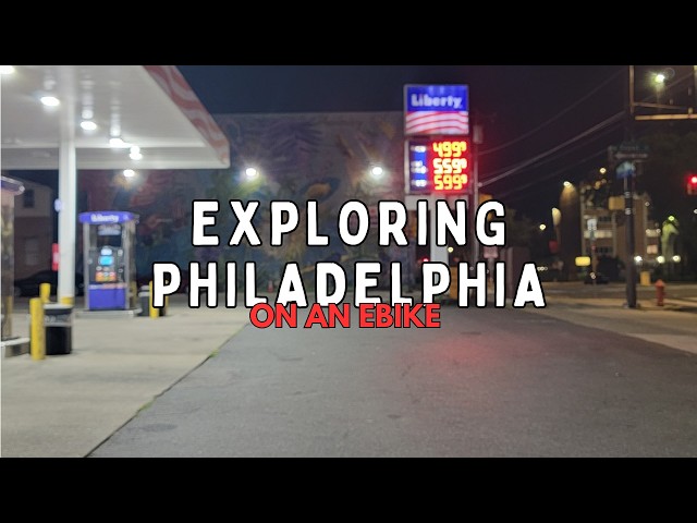 Exploring Philadelphia on an Ebike Early