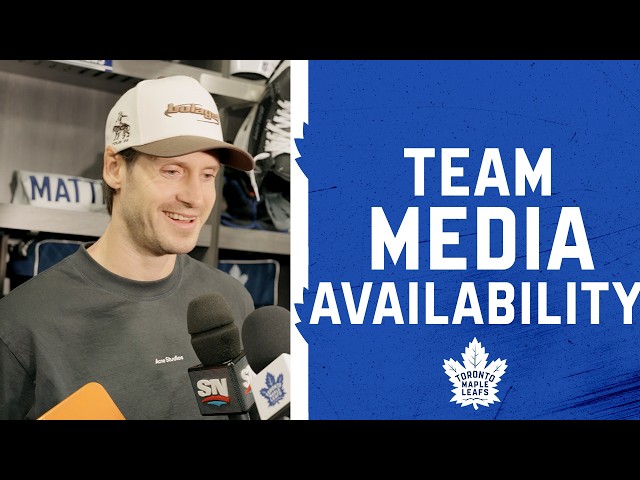 Maple Leafs Full Media Availability | Pre Game at Utah Mammoth | October 13, 2026