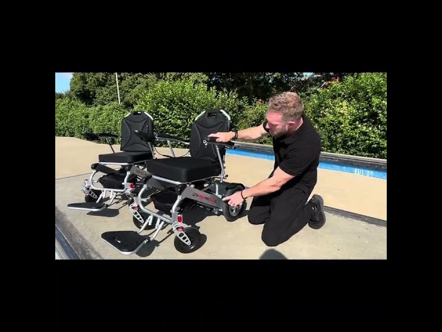 LITH-TECH SMART CHAIR PRO MAX & PRO MAX XL (longer video) Best allround folding powerchair in the UK