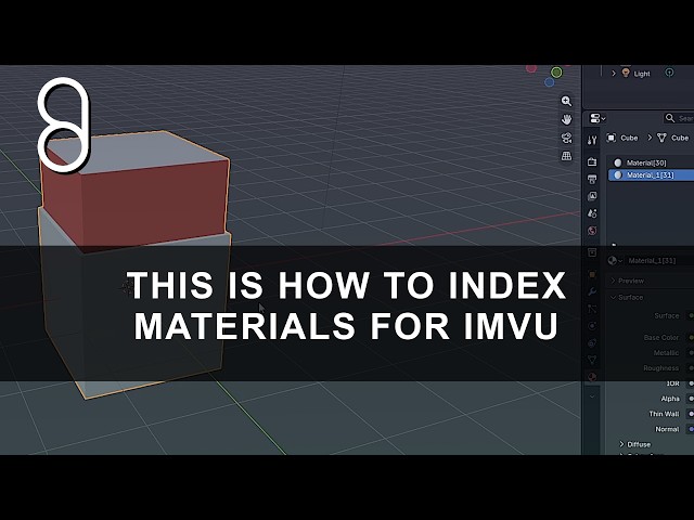 Focus Series: Material Indexing for IMVU