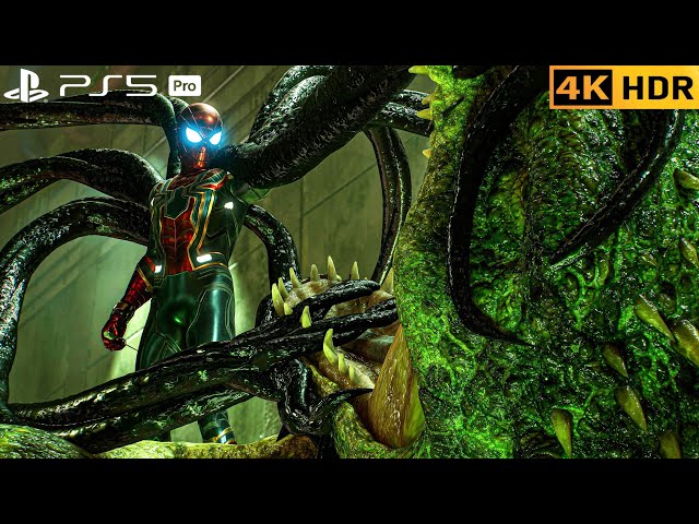 (PS5 PRO) Venom Takes Over Nanotech Spider-Man & Hunts the Lizard | 4K HDR