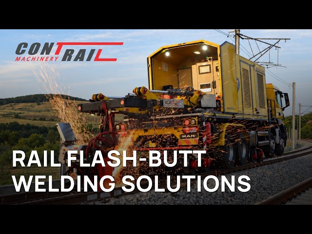 Contrail Machinery Mobile Flash Butt Welding Machine | On-Site Operation