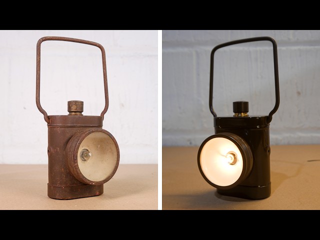 1940s WWII British Military Issue Bike Lamp - Restoration