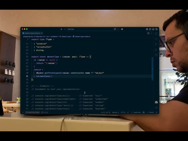 Problem 3: Detect Type function in Typescript