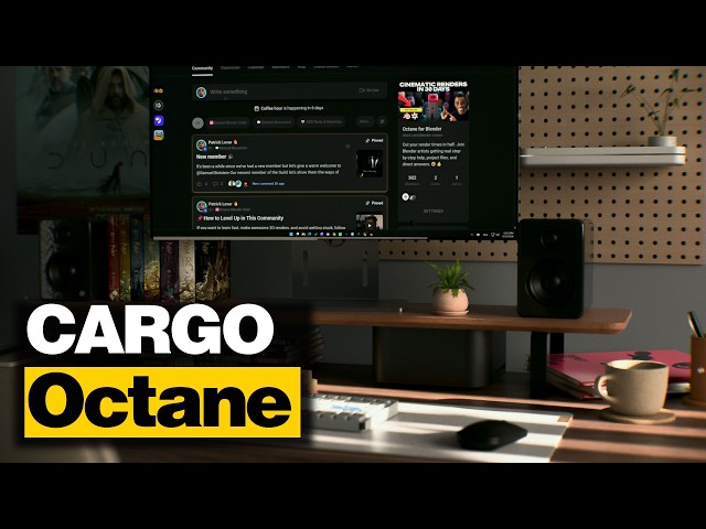How to Import KitBash Cargo Assets Directly into Blender Octane