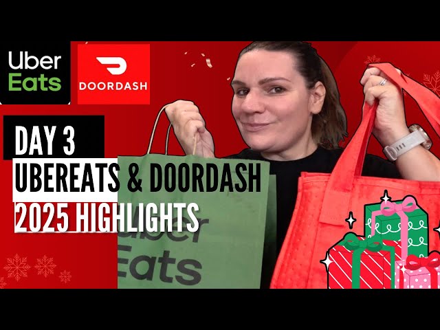 Day 3 - DoorDash & UberEats Ride-Along Marathon | 12 days of Christmas