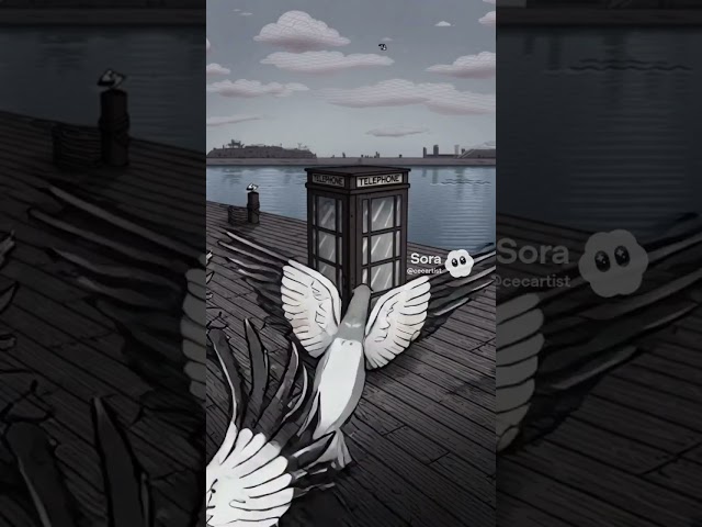 The Watcher Of Grey Harbour - "Pigeon Party" by CEC and Sora #youtubeshorts #cec #sora #ai